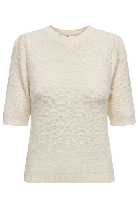 Only onlkatia ss structure o-neck cc knt